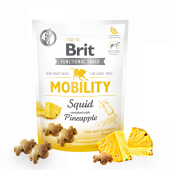 Brit Care Dog Functional Snack Mobility Squid - лакомство за стави и мобилност с калмари и ананас 150гр.